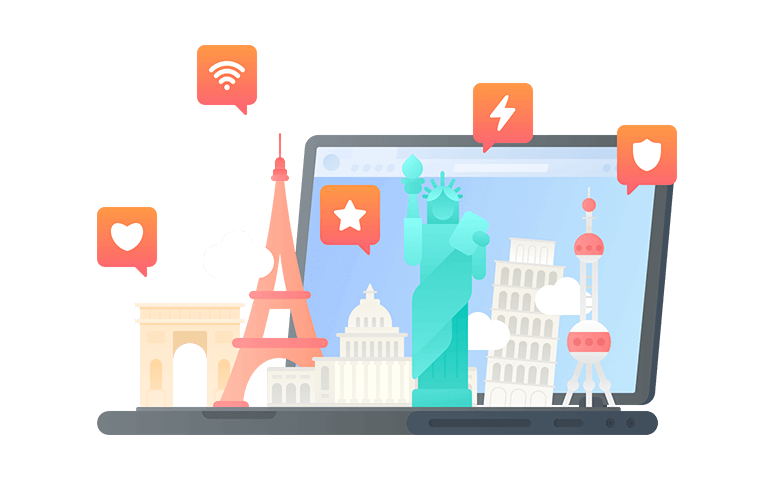 在阿尔及利亚连接到中国的加速器 - 穿锁回国